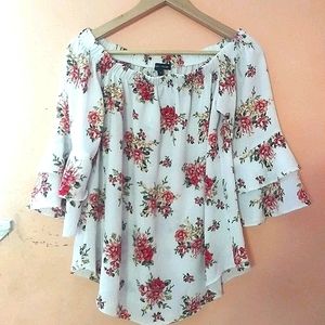 Moa Moa off the shoulder floral top